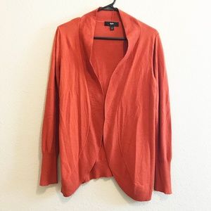 Mossimo Orange Cardigan (XL)